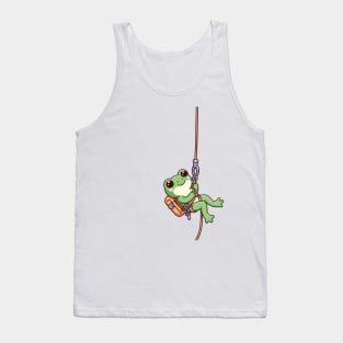 Cute frog Abseiling Tank Top